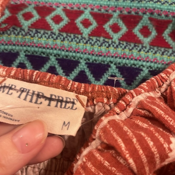 NWOT 💞 WE THE FREE  Dolce Vita  Strappy Roughed tank top boho dreams Tank 🌙☀️ - Picture 5 of 9